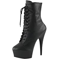 Pleaser Delight-1020- Botas de caña Corta. Mujer